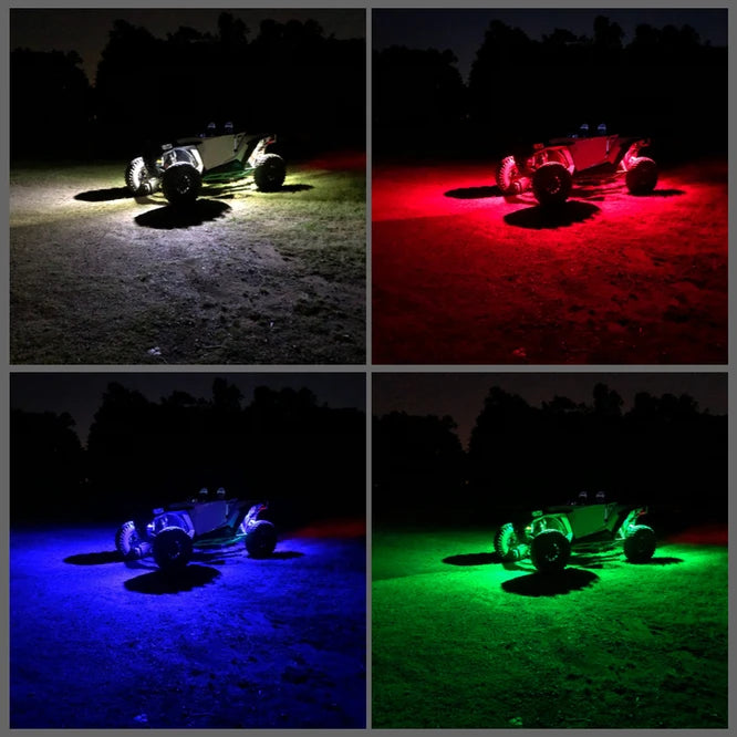 Infinite Offroad 6 Piece 8-Watt (RGB+W) Rock Light Kit