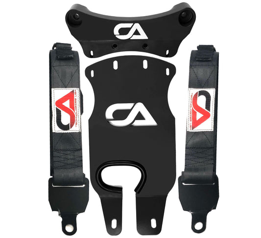 CA TECH Can-Am X3 Front Suspension Limit Strap System - BLACK