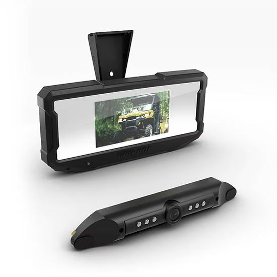 Can-Am OEM Rear View Mirror and Camera Monitor
