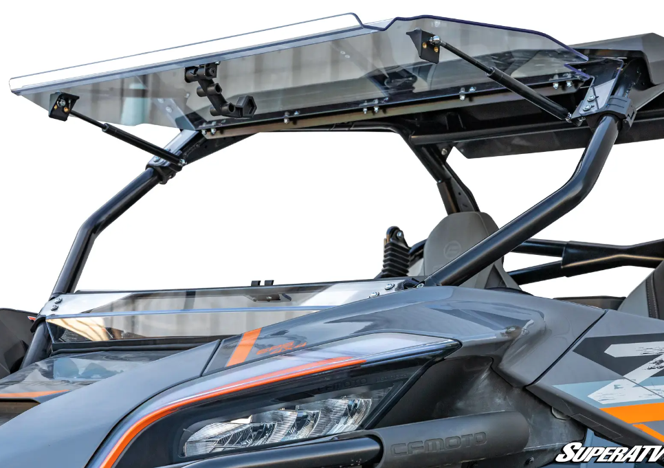 CFMOTO ZFORCE 950 SCRATCH RESISTANT FLIP WINDSHIELD