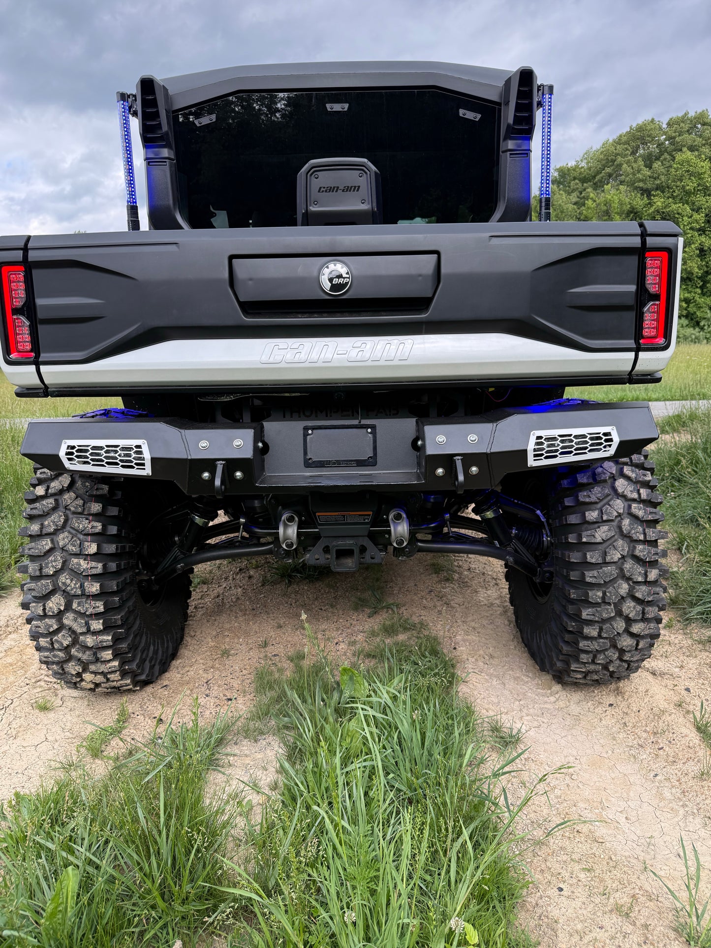 Defender HD11 Winch Ready Rear Bumper - ELITE Edition-Black