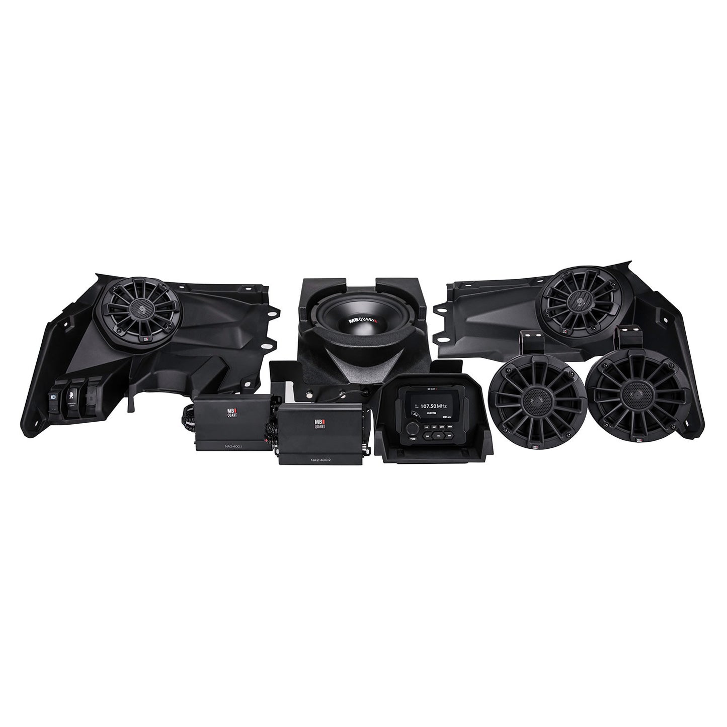MB Quart 800 Watt STAGE 5 Can-Am X3 Tuned System