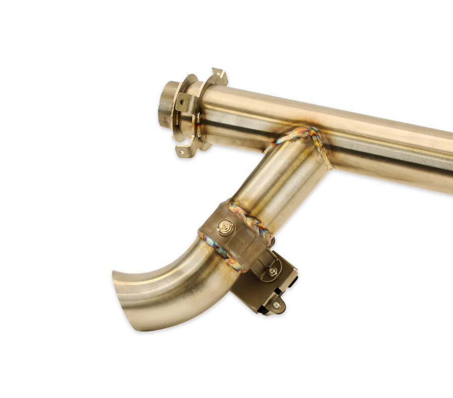 TRINITY RACING SIDE PIECE HEADER PIPE WITH ELECTRONIC CUTOUT