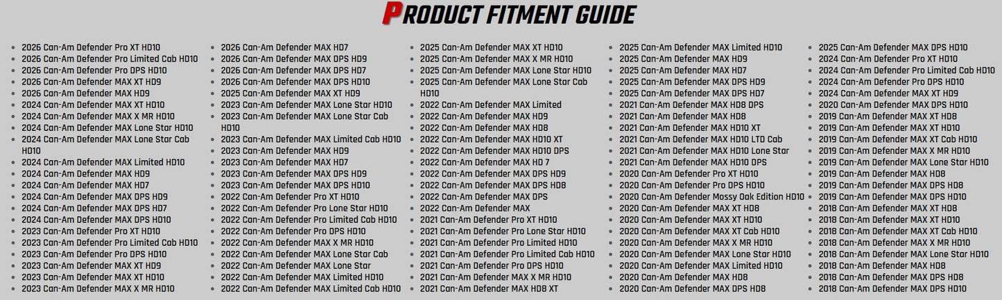 Defender ELITE Nerf Rails (MAX/Crew)