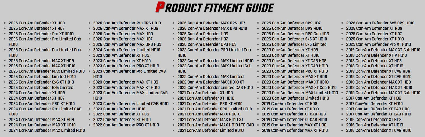 Defender Hood Rack-Black