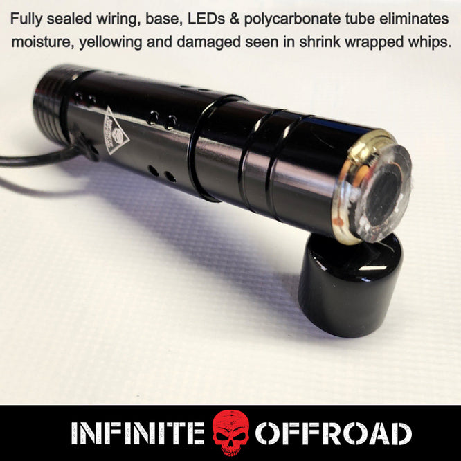 Infinite Offroad RGB+W Whips (Compatible With Rock Lights)