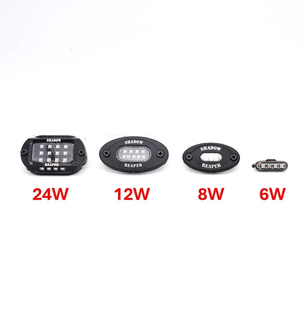 Infinite Offroad 6 Piece 8-Watt (RGB+W) Rock Light Kit