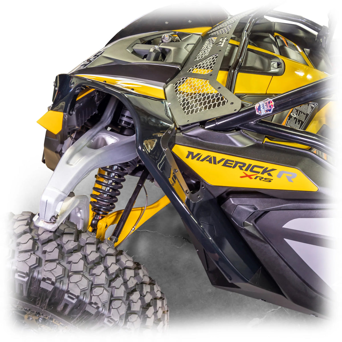 Maverick R Front View Can-Am 2024+ Maverick R Front Fender Kit – McCoy Motorsports - Maverick R