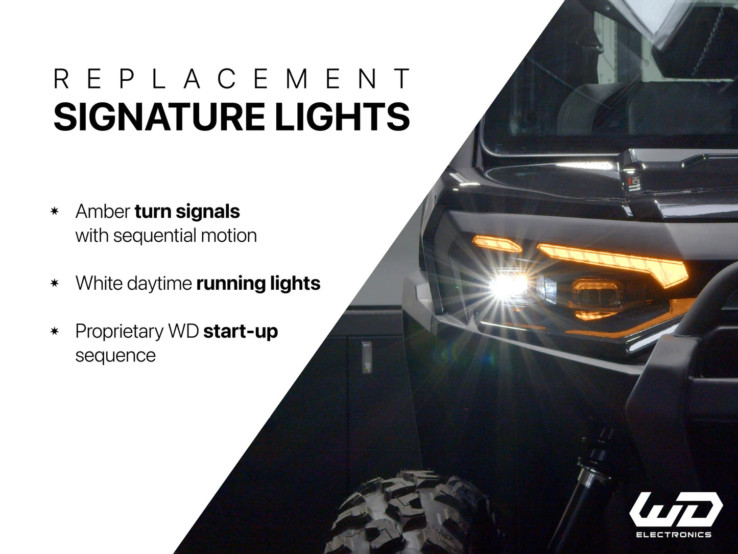WD Electronics 2026+ Can Am Defender HD11 - Signal Pro™ - Replacement Signature Lights