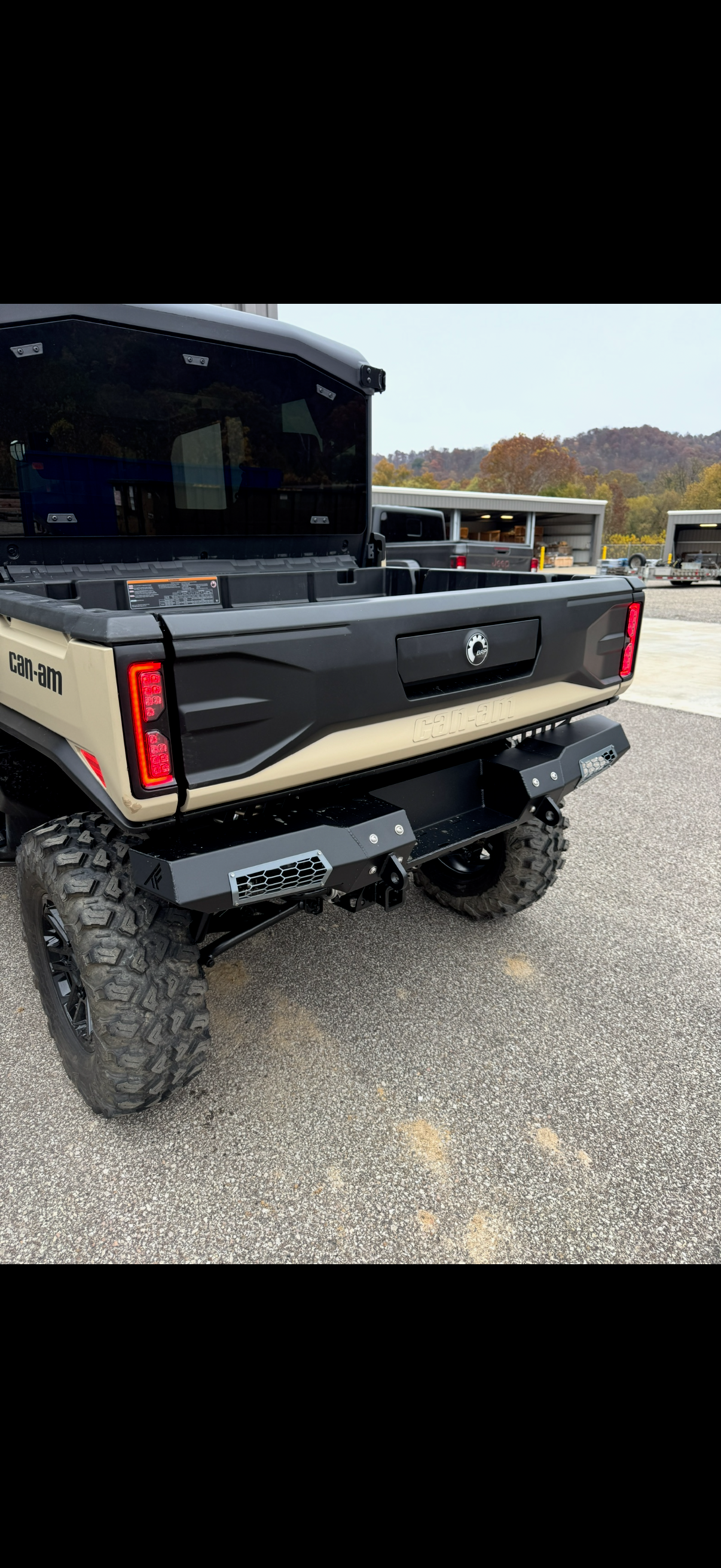 Defender HD11 Winch Ready Rear Bumper - ELITE Edition-Black