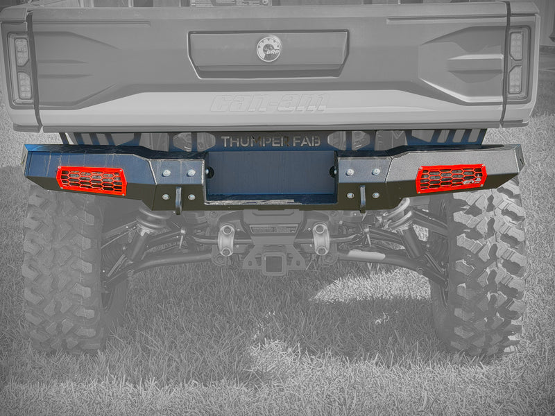 Defender HD11 Winch Ready Rear Bumper - ELITE Edition-Black