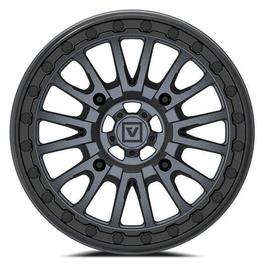 Valor V16 Beadlock Wheel Satin Gunmetal - X3