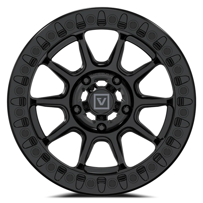 Valor V16 Beadlock Wheel Gloss Black - Z10