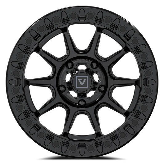 Valor V16 Beadlock Wheel Gloss Black - Z10