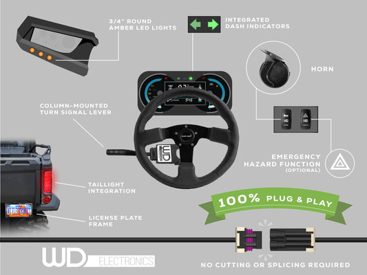 WD Electronics 2019+ Can Am Defender - 6-LED Turn Signal Kit