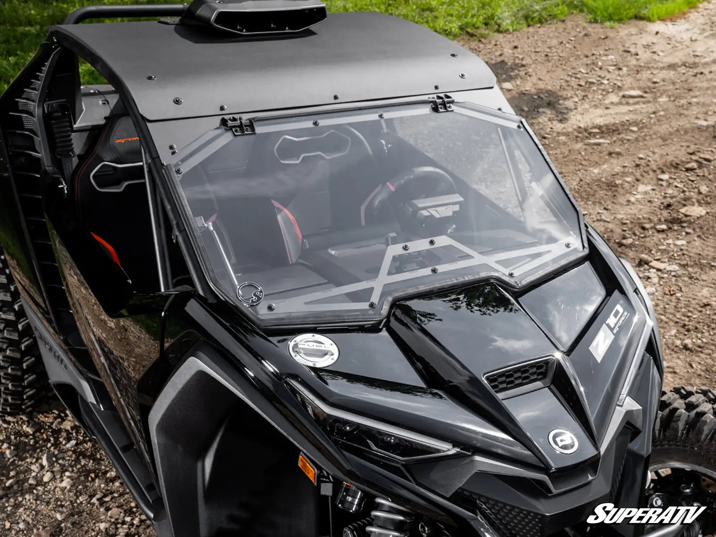 SuperATV CFMOTO ZForce Z10 Flip Windshield
