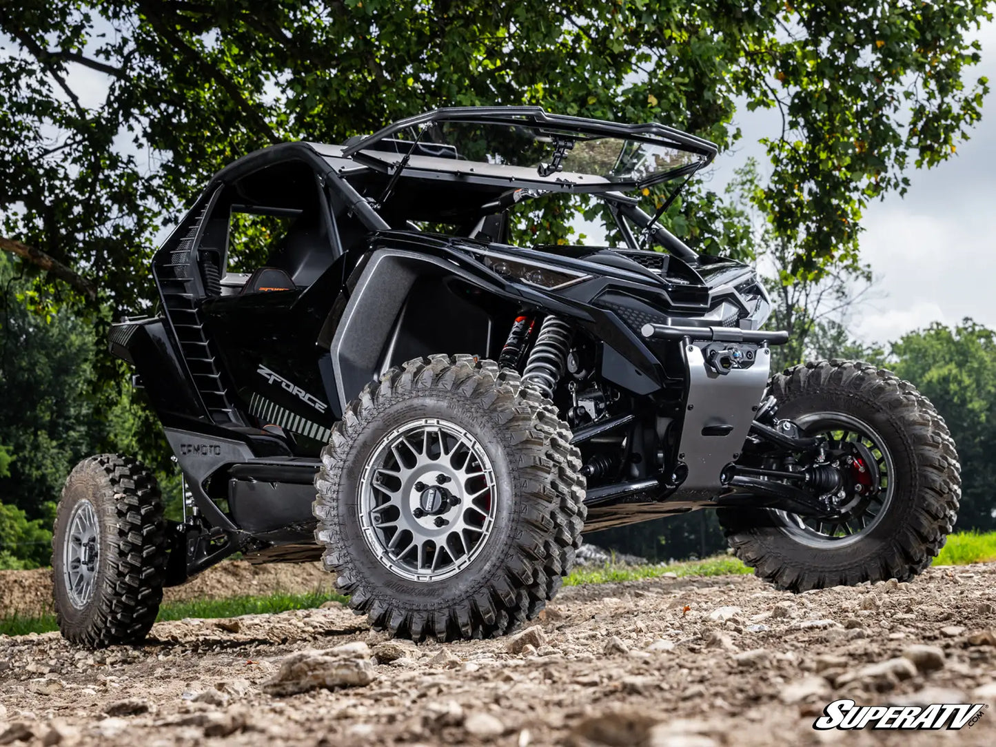 SuperATV CFMOTO ZForce Z10 Flip Windshield