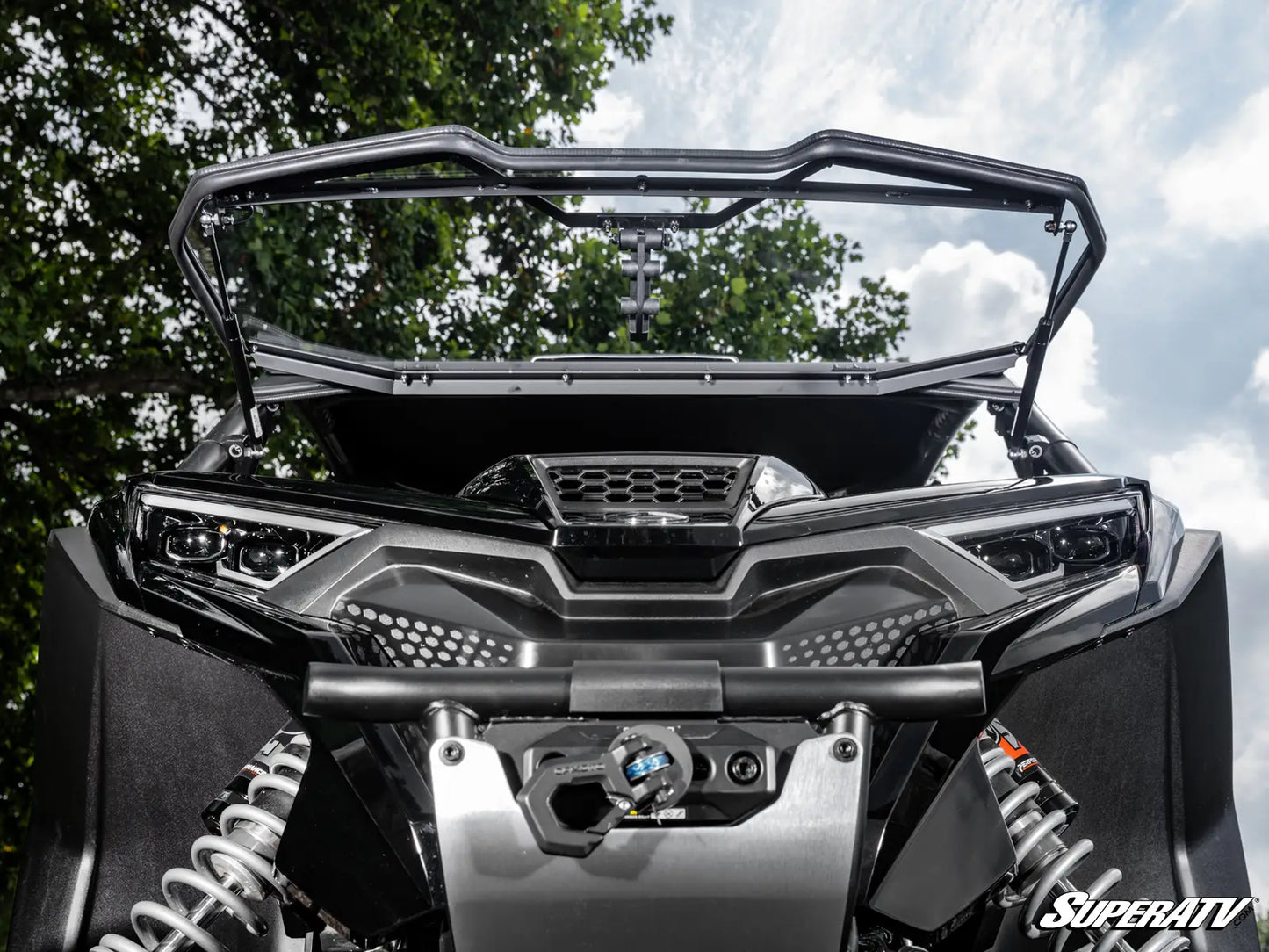 SuperATV CFMOTO ZForce Z10 Flip Windshield