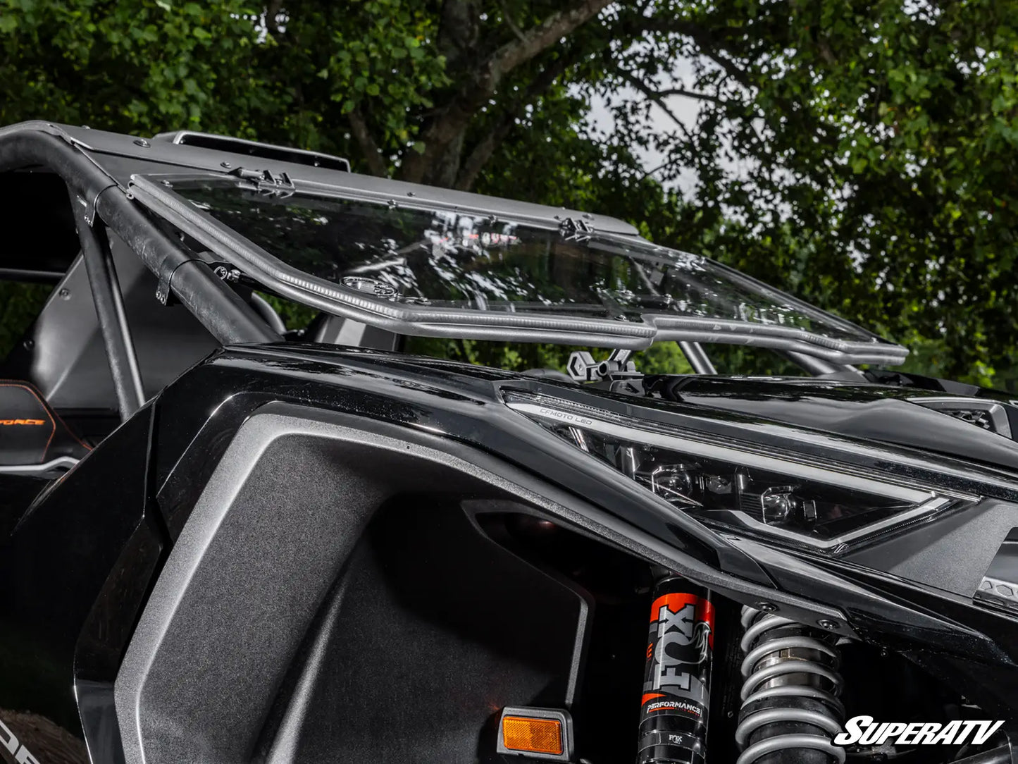 SuperATV CFMOTO ZForce Z10 Flip Windshield