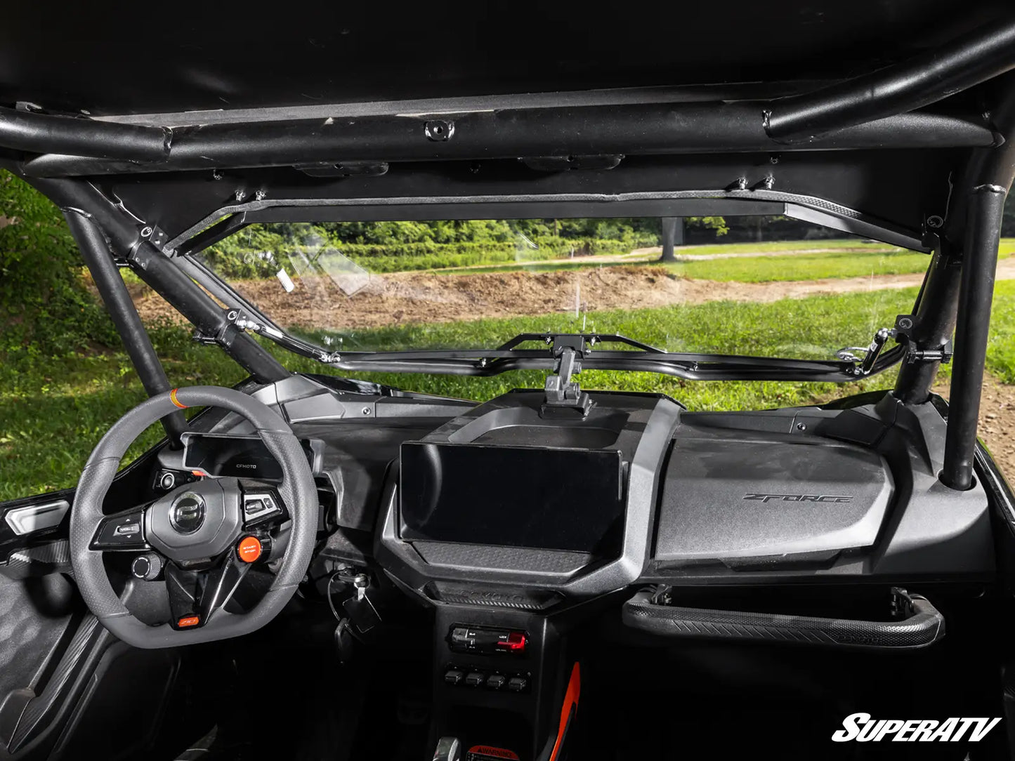 SuperATV CFMOTO ZForce Z10 Flip Windshield