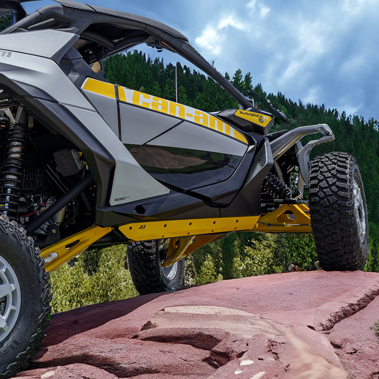 CAN-AM MAVERICK R ROCK SLIDERS