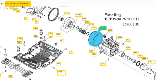 BRP OEM Wear Ring #267000917
